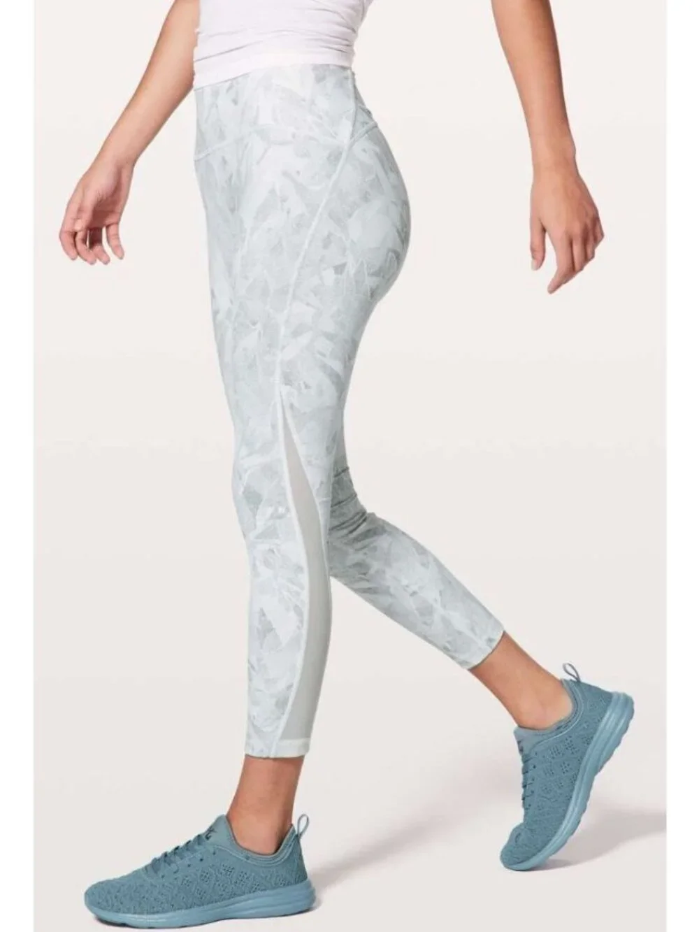 Lululemon Train Times 7/8 Pant Ankle Jasmine White-sz 6